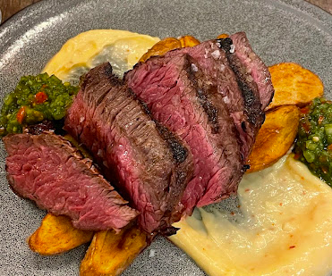 Oakhart Social signature dishes Wood Fired Oysters
Grilled Octopus
Hanger Steak